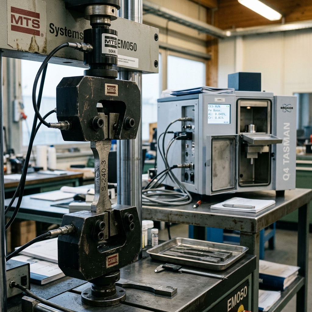 High-tech quality control lab